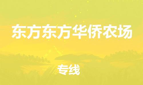 晋江市到东方东方华侨农场物流公司-晋江市到东方东方华侨农场专线